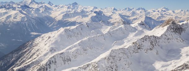 View of the surrounding mountain backdrop.