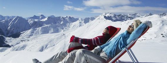 Sonnenliegen am Schönjoch