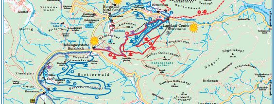 Loipenplan Schwarzwaldhochstraße