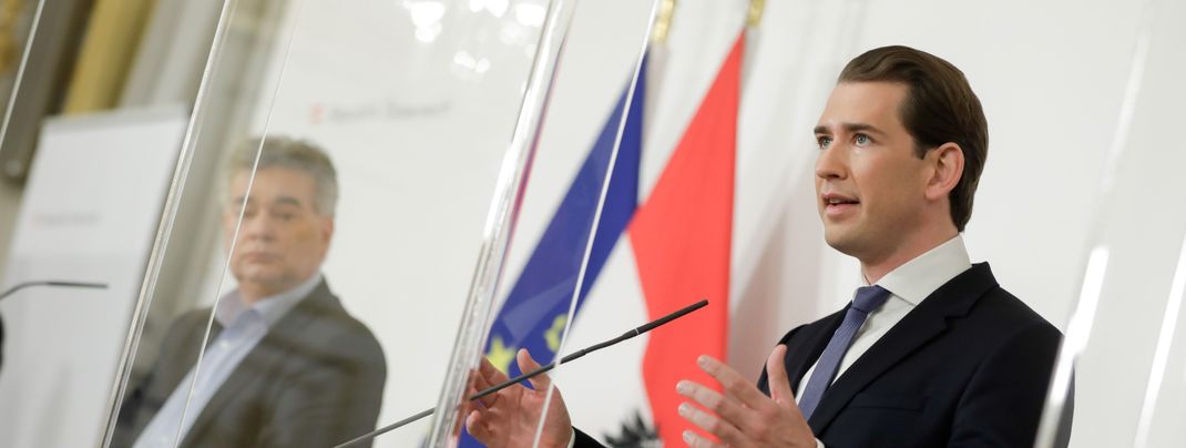 Österreich für drei Wochen im harten Lockdown: Das verkündete Bundeskanzler Sebastian Kurz am Samstagnachmittag in Wien.