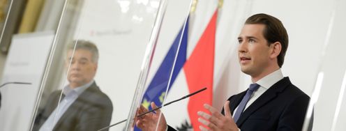 Österreich für drei Wochen im harten Lockdown: Das verkündete Bundeskanzler Sebastian Kurz am Samstagnachmittag in Wien.