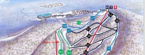 Südansicht Changbaishan International Ski Center