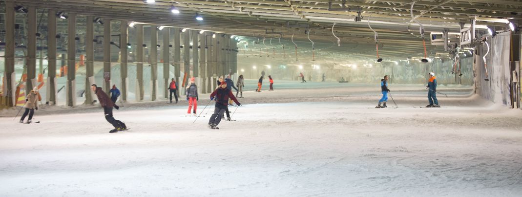 SnowWorld Landgraaf is the largest and most famous ski hall in the Netherlands.