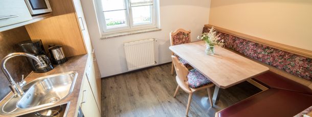 Appartement 4 Küche und Essbereich