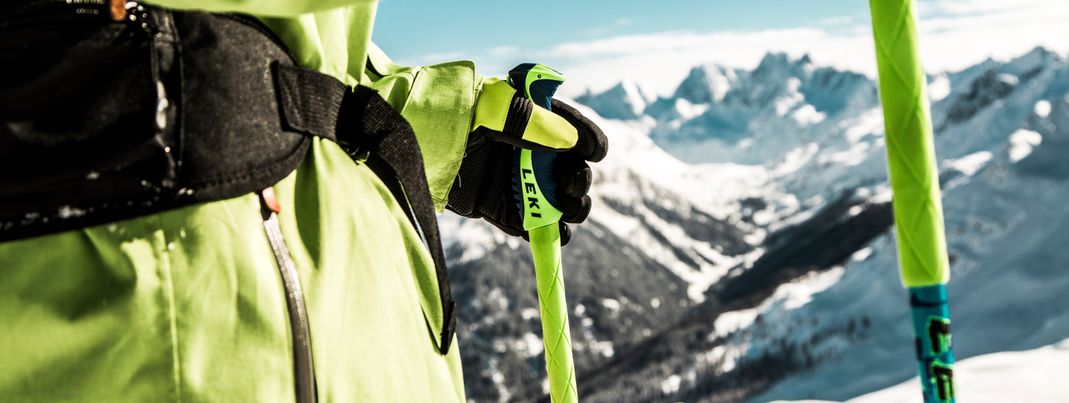 Ski poles bring many advantages with them.