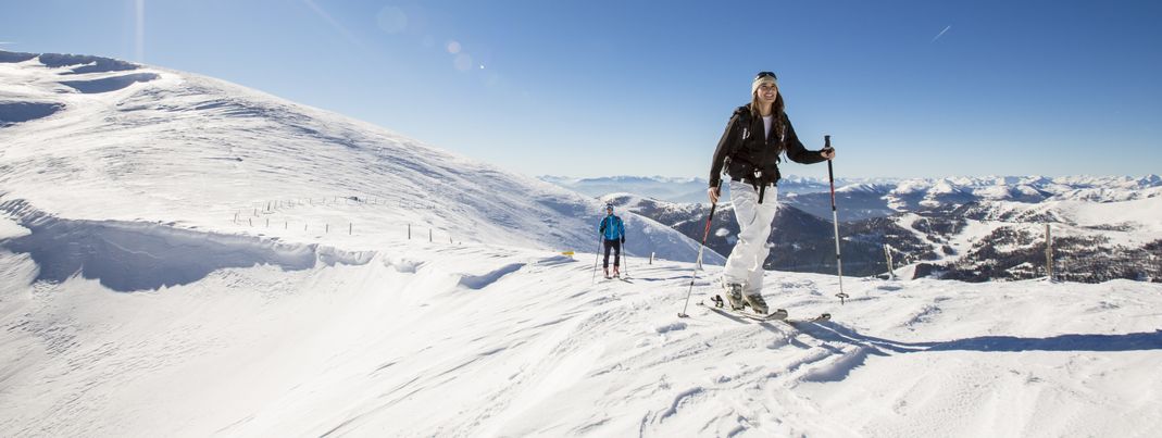 The Nockberg trail is a highlight for ski touring fans.