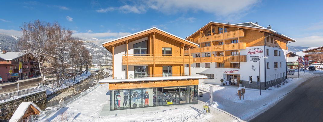 Das AlpenParks Hotel & Apartment Orgler liegt im Zentrum von Kaprun.