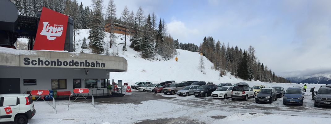 Die Schneedecke im Tal ist bei unserem Besuch Ende Februar nicht so dick wie in den letzten Jahren