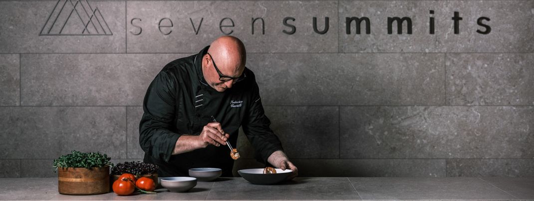 Chefkoch Federico Carsili und sein Team kreieren kulinarische Highlights.