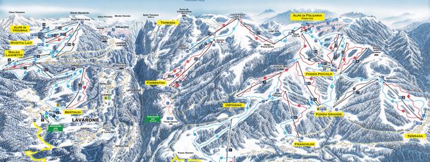 Information about the ski resort Folgaria – Lavarone (Alpe Cimbra)