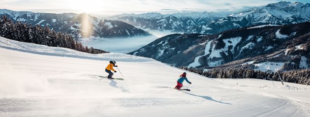 Das Skigebiet bietet eine vielfältige Auswahl an Pisten.