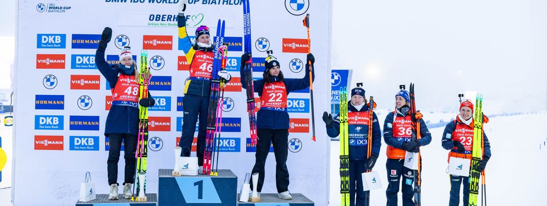 Auf Platz 5 und 6 landeten Franziska Preuß und Janina Hettich-Walz.