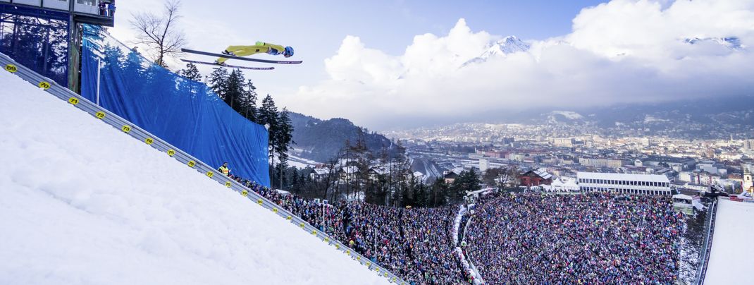 Die Bergisel-Schanze in Innsbruck ist Schauplatz der Nordischen Ski WM 2019
