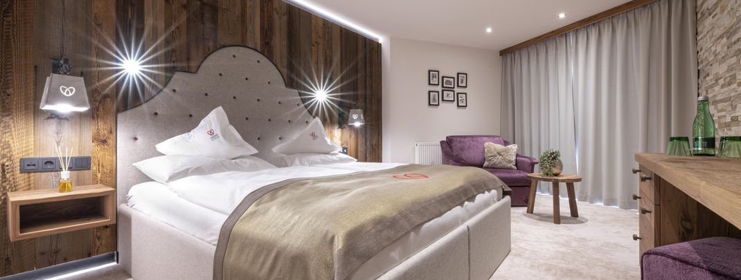 Doppelzimmer im Sporthotel Edelweiss