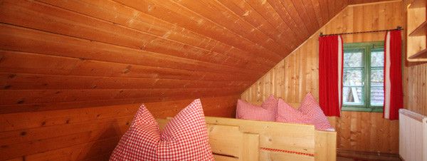 Die kleinen Zimmer der Hütte sind zwar eng aber sehr kuschelig.