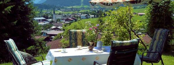 Ausblick von der Terrasse Wohnung Panorama