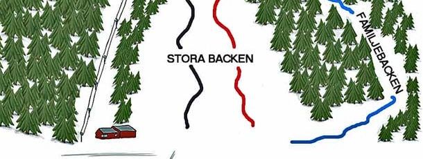 Information about the ski resort Damshöjden