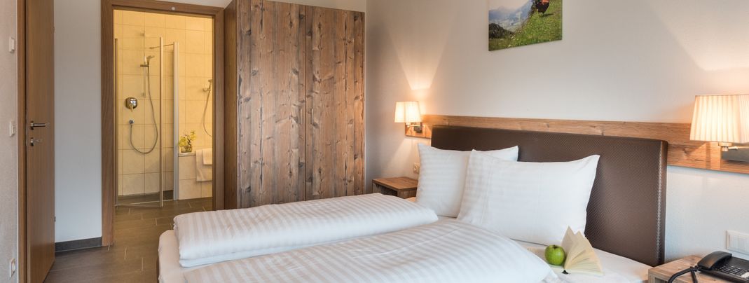 Das Sonnleiten verfügt über 36 Zimmer, Apartments und Suiten.