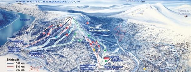 Detaillierte Infos zum Skiurlaub im Skigebiet Borgafjällen