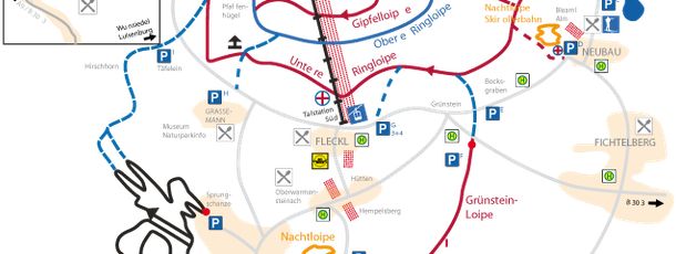 Information on Cross-Country Skiing at Nordic Park Fichtelgebirge