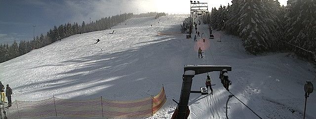 Viel los war am Sonntag, 13. November, am Skilift in Seibelseckle im Schwarzwald.