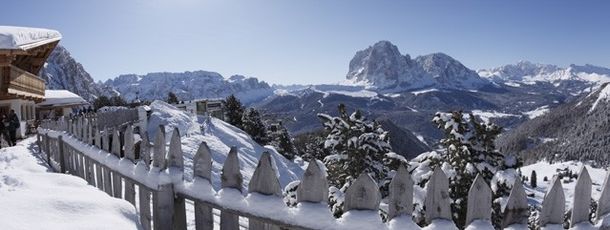 Panorama in Val Gardena Gröden