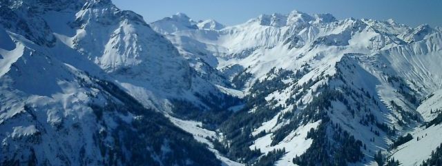 Skigebiet Walmendingerhorn Panorama