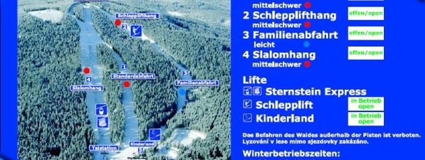 Detaillierte Infos zum Skiurlaub im Skigebiet Sternstein Lifte