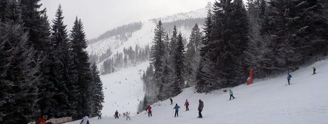 Auslauf der Abfahrt E