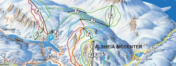 Information about the ski resort Sirdal