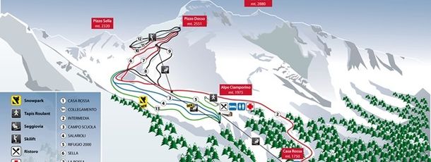 Information about the ski resort San Domenico
