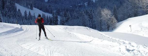 Die 5 Kilometer lange Rundloipe 