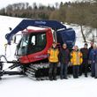 Leistungsstarke Pistenbully mit Winde des WSV Ebingen