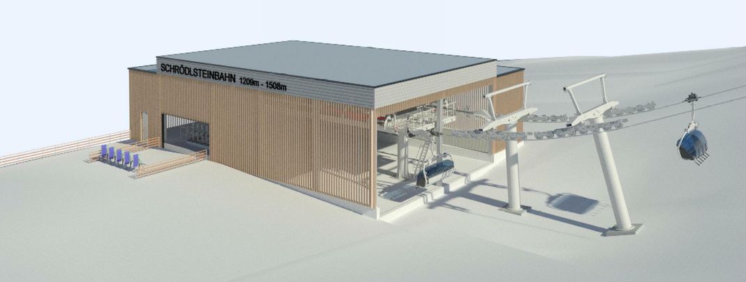 Die neue Schrödelsteinbahn sorgt für mehr Komfort und Sicherheit.