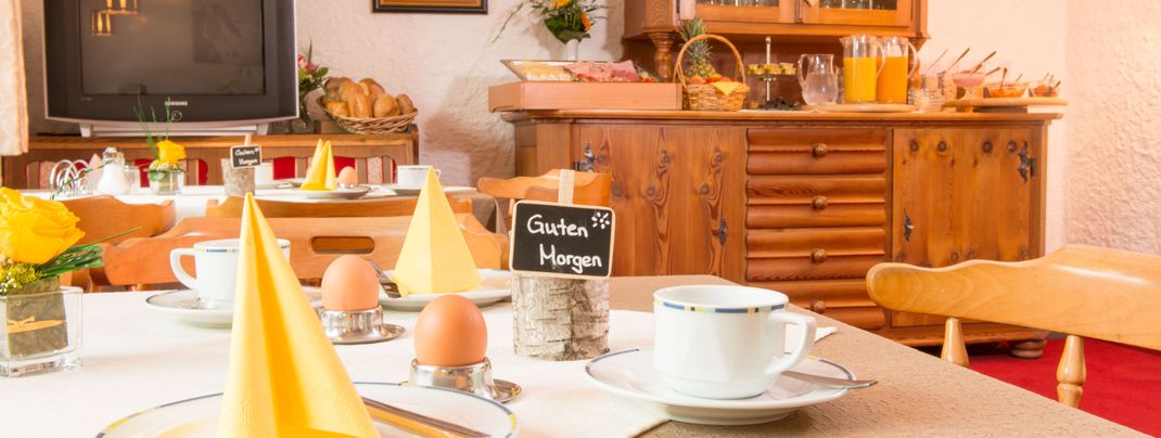 Der Frühstücksraum