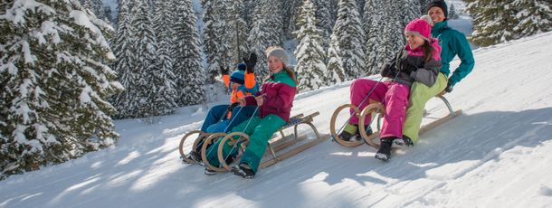 Rodelbahn in der Nähe des Hotels