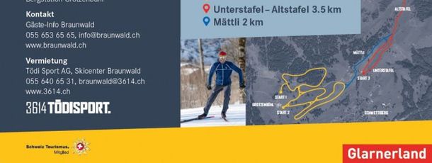 Loipenplan Braunwald