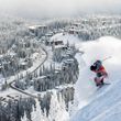 Downhill skiing at Silver Star Mountain Resort.