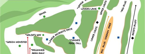 Information about the ski resort Blue Hills Ski Area