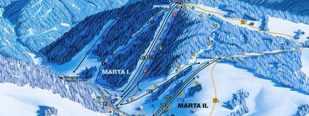 Detaillierte Infos zum Skiurlaub im Skigebiet Destne v Orlickych horach