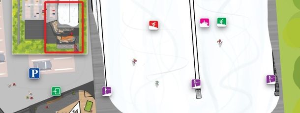 Pistenplan Skidome Terneuzen