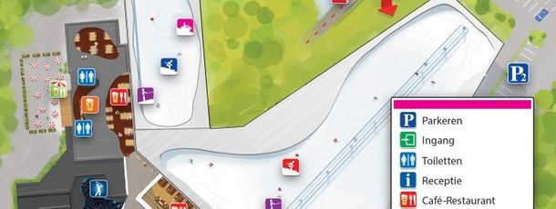 Pistenplan Skidome Rucphen