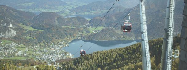 The new gondola at Zwölferhon in St. Gilgen