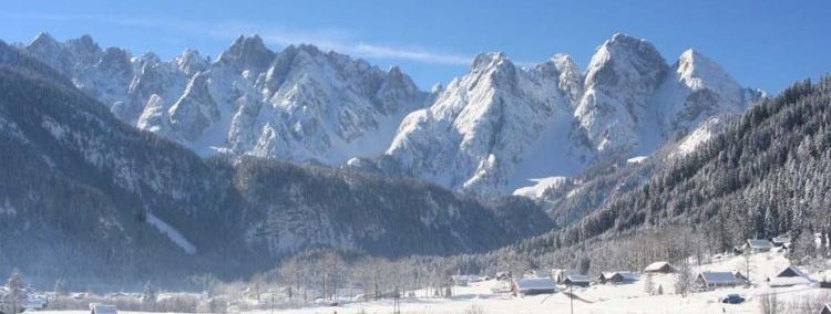 Blick auf das idyllische Gosau