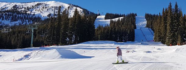 Freestyle fans have fun in the Terrain Park