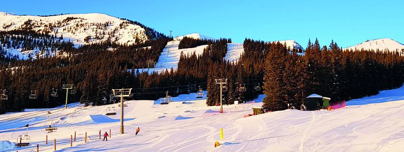 Anfängertaugliche Piste an der Talstation