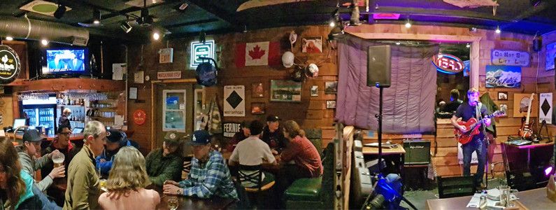 Live music makes for a great atmosphere at T-Bar Pub.