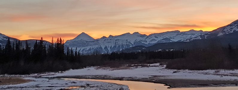 Abendrot im Jasper-Nationalpark