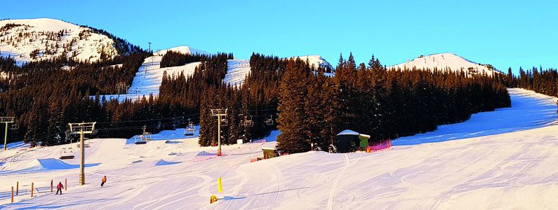 Flache Piste bei der Talstation