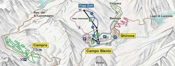 Information about the ski resort Campo Blenio Ghirone